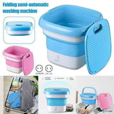 Foldable Mini Washing Machine China imported Heavy Quality ( random color ) - Izhar Online Mart
