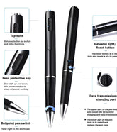 V8 HD 1080P Camera Pen with Voice Recording Video Photo Capture USB Rechargeable Ballpoint Pen - Izhar Online Mart