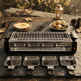 HY9099 Electric And Barbecue Grill Indoor Stone Surface Cooking Powerful Food Grilling Appliance - Izhar Online Mart