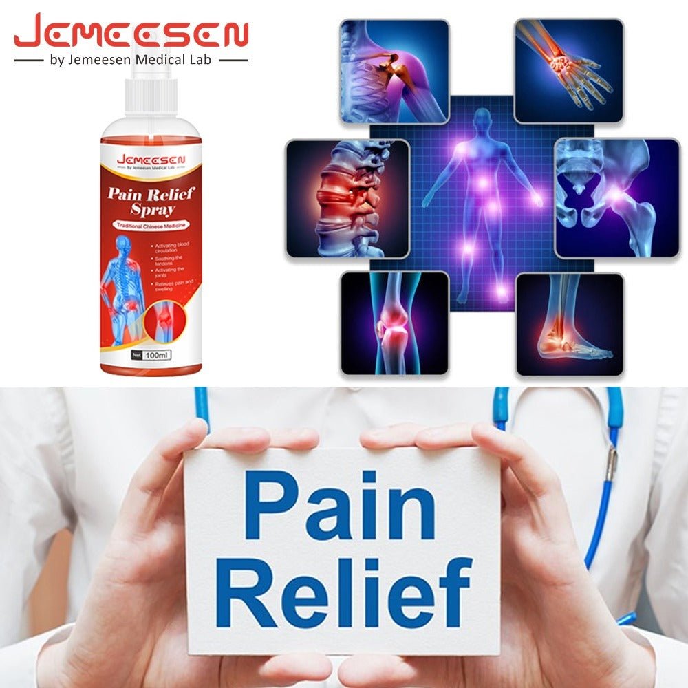 Original Jemeesen Instant Pain Relief Spray Rheumatoid Arthritis Knee Pain Relief Muscle Pain Joint Sprain Orthopedics Medical Soot Spray - Izhar Online Mart