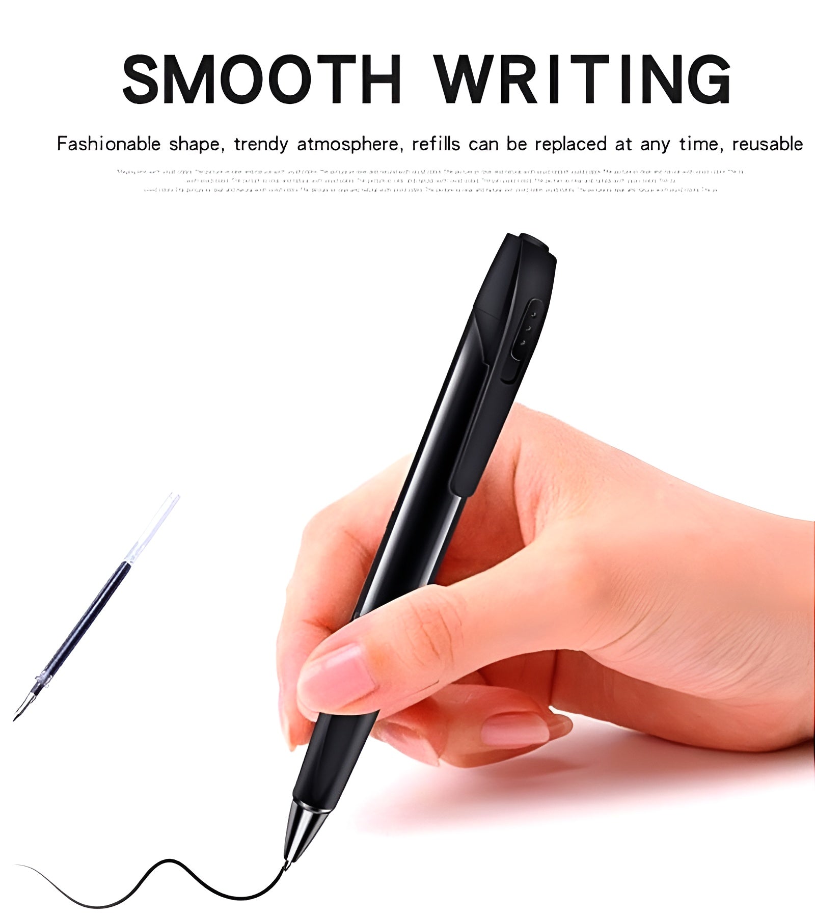 V8 HD 1080P Camera Pen with Voice Recording Video Photo Capture USB Rechargeable Ballpoint Pen - Izhar Online Mart