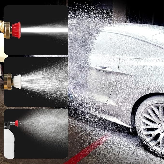 Automatic Cordless Car Wash Spray Gun | 48V High Pressure Lithium Battery