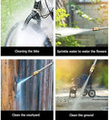 Automatic Cordless Car Wash Spray Gun | 48V High Pressure Lithium Battery