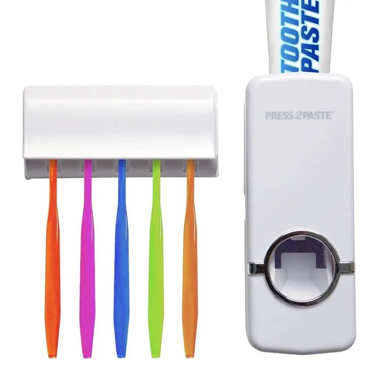 Automatic Toothpaste Dispenser & Toothbrush Holder Set - Izhar Online Mart