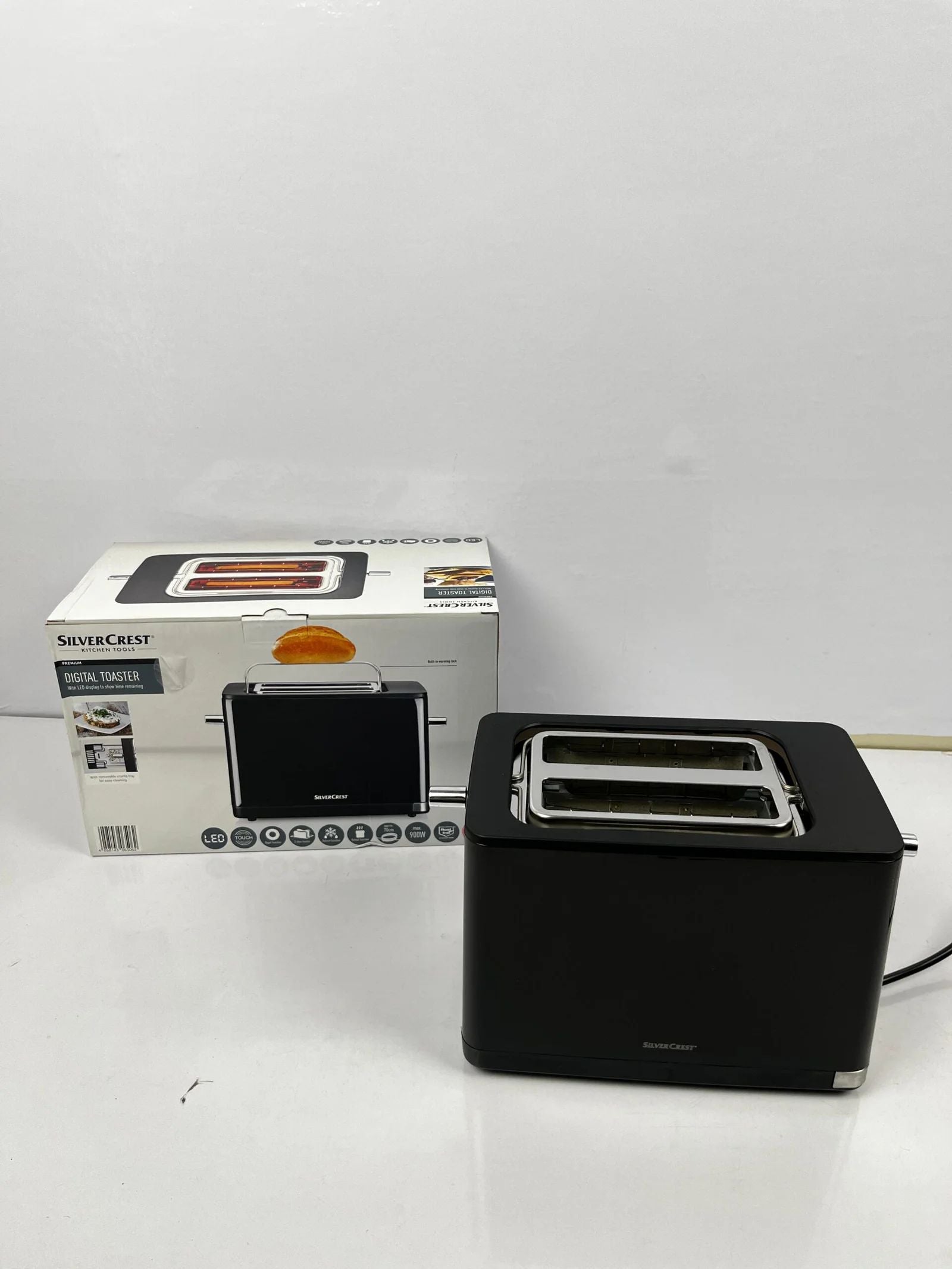 SilverCrest Premium Digital Toaster 900W with LED Display - Izhar Online Mart