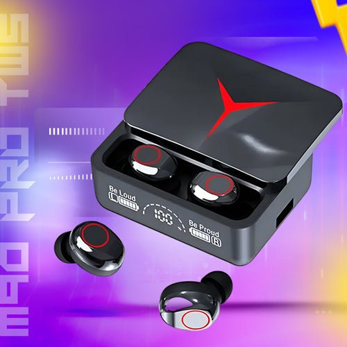 M90 Pro TWS Wireless Earbuds – Premium Bluetooth Earphones with LED Digital Display - Izhar Online Mart