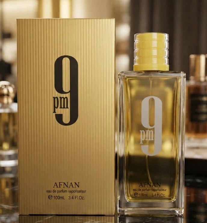 Afnan 9 PM Rebel Gold Edition Eau De Parfum For Men And Women - Personal Care Accessory Designed For Fragrance Enhancement - 100ML - Izhar Online Mart