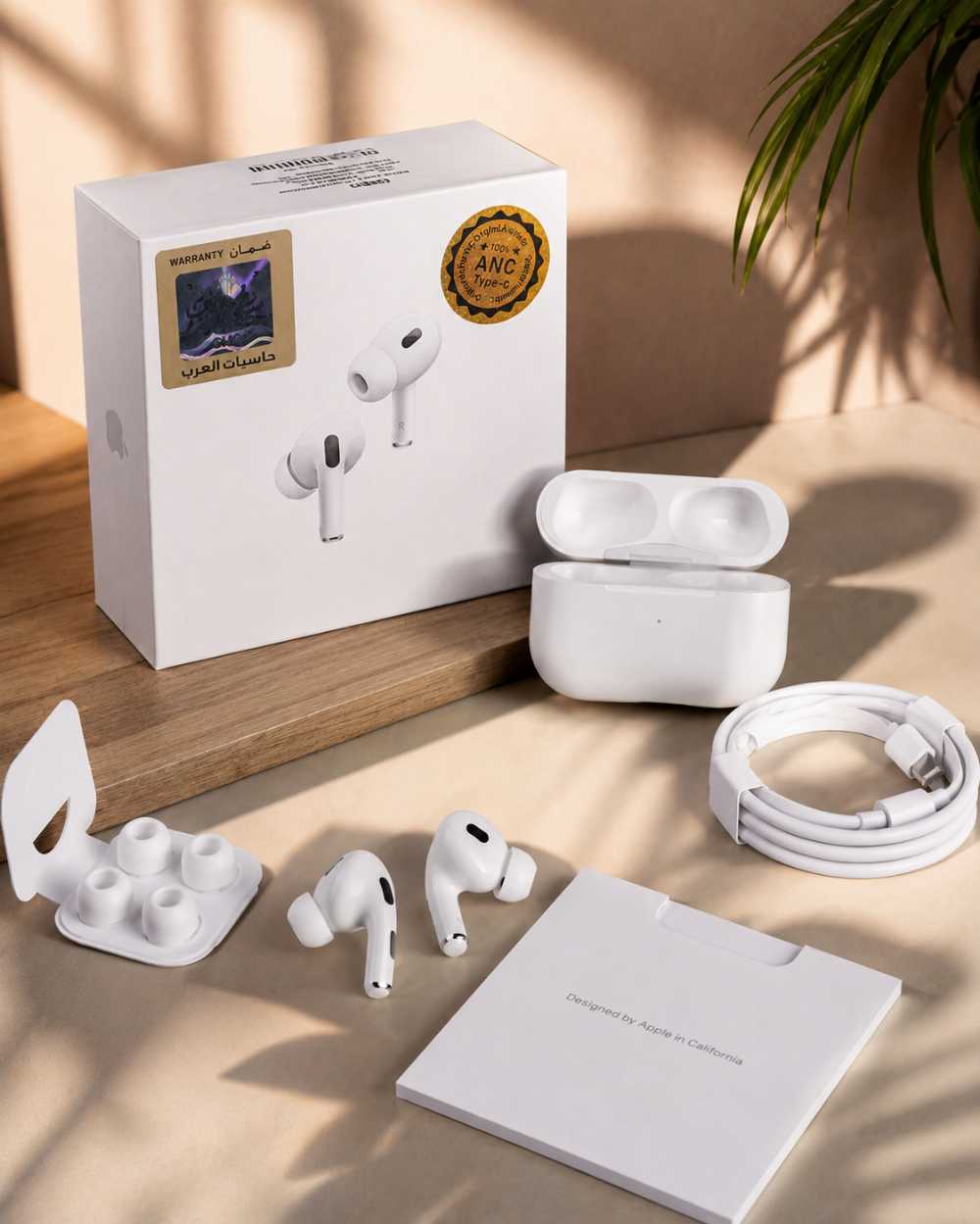 ANC TWS Wireless Earbuds with Type-C Charging | Apple Pro Style Earbuds | Premium Sound & Touch Control