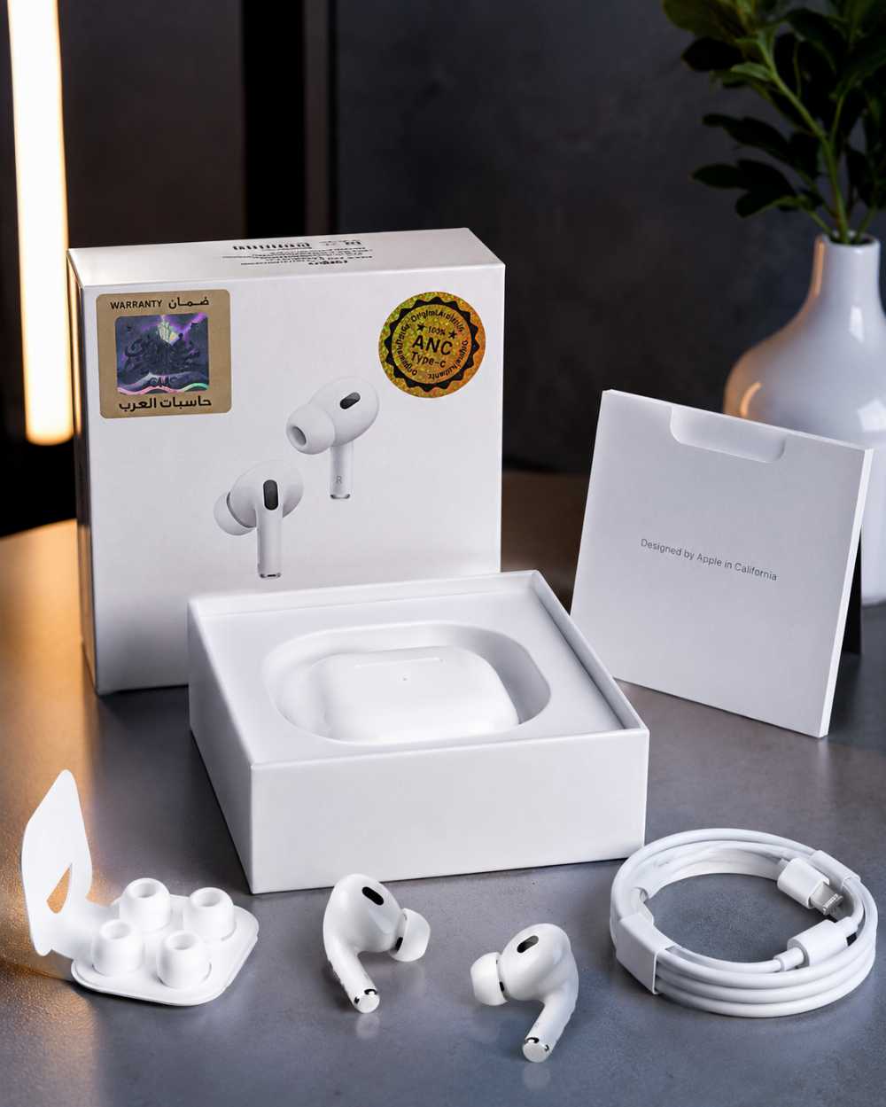 ANC TWS Wireless Earbuds with Type-C Charging | Apple Pro Style Earbuds | Premium Sound & Touch Control