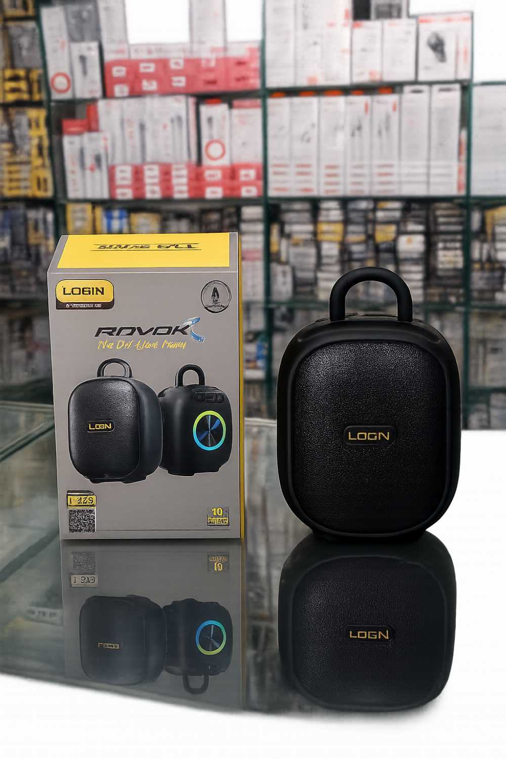 LOGIN ROVOK L-273 Portable Wireless Bluetooth Speaker 10W | Deep Bass | USB, AUX & FM Radio