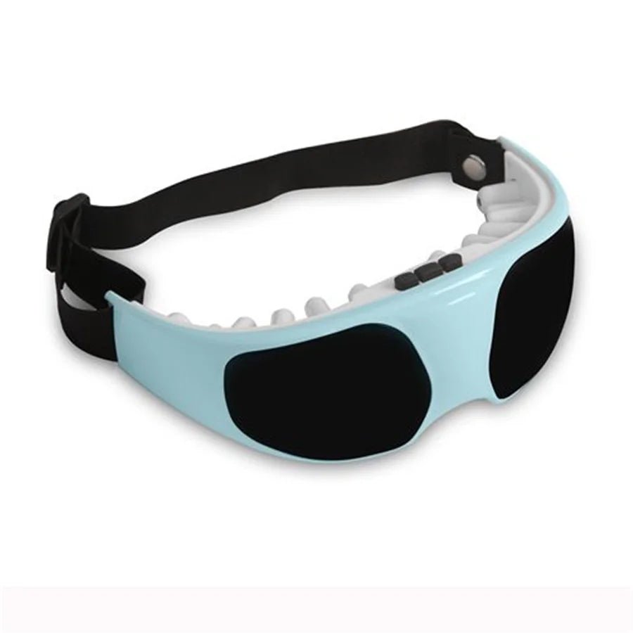 Eye Massager, Portable Electric Eye Care Massager Electric Relieve Fatigue Healthy Migraine Mask for Eye Fatigue, Dry Eyes and Dark Circles - Cell Operated - Izhar Online Mart